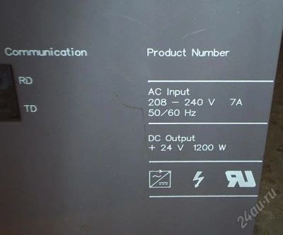 Лот: 3643288. Фото: 1. блок питания 24V 50A (1200W). Электроприборы для автомобиля