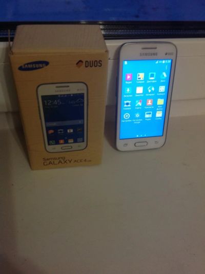 Лот: 6674382. Фото: 1. с 1 рубля Samsung Galaxy Ace 4... Смартфоны