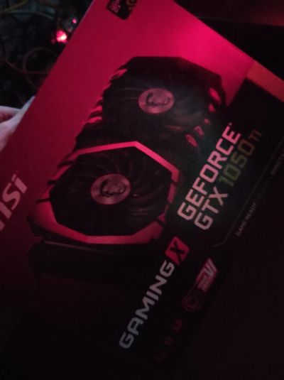Лот: 19204774. Фото: 1. Видеокарта msi 1050ti gaming x... Видеокарты