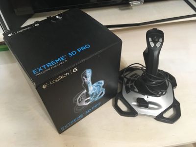 Лот: 15518240. Фото: 1. Logitech extreme 3d pro Джойстик... Рули, джойстики