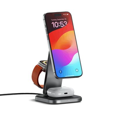 Лот: 25415599. Фото: 1. Беспроводная зарядка Satechi Qi2... WiFi, Bluetooth адаптеры