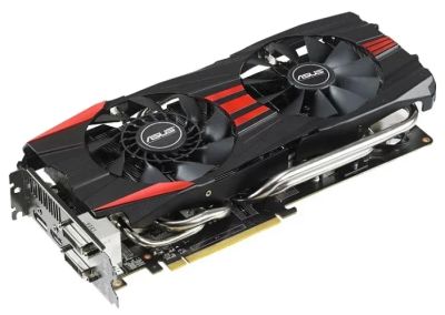 Лот: 11701604. Фото: 1. Видеокарта Asus R9 280x DC2T 3GD5... Видеокарты