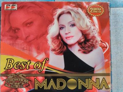 Лот: 11418767. Фото: 1. Madonna - best of. CD + DVD. Аудиозаписи