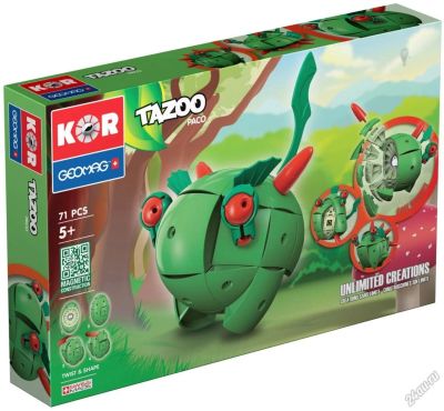 Лот: 5571001. Фото: 1. Магнитный конструктор Geomag Kor... Конструкторы