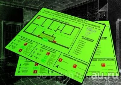 Лот: 12741765. Фото: 1. План эвакуации при пожаре - 600... Другое (бизнес)