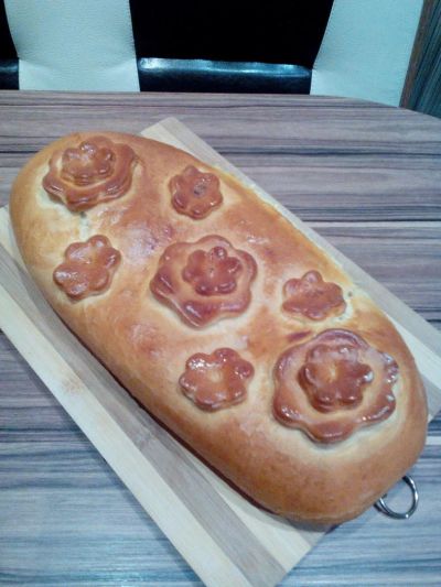 Лот: 10689324. Фото: 1. Кулебяка с курицей. Готовые блюда
