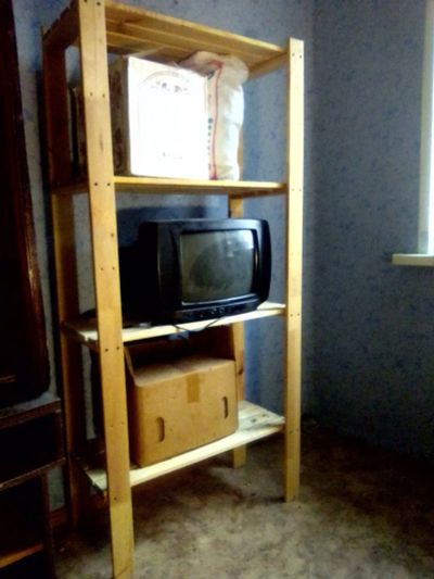Лот: 16249995. Фото: 1. Стеллаж деревянный. Полки, стеллажи, этажерки