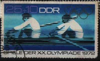 Лот: 7237340. Фото: 1. ГДР 1972г спорт. Марки