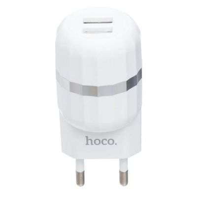 Лот: 13968621. Фото: 1. Адаптер сетевой HOCO 2USB C41A... Зарядные устройства, блоки питания, адаптеры сетевые для смартфонов