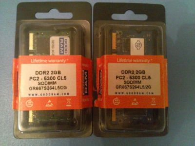 Лот: 5023105. Фото: 1. Оперативная память goodram ddr2... Оперативная память