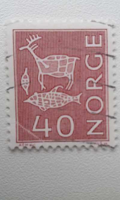 Лот: 7115503. Фото: 1. 1963 Норвегия 40. Марки