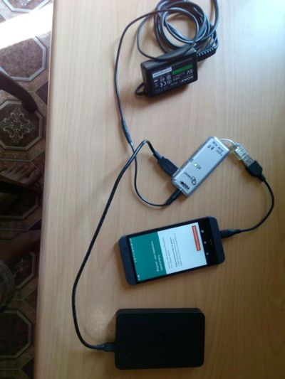 Лот: 7869977. Фото: 1. USB HUB 4 порта активный до 2Ампер... Дата-кабели, переходники