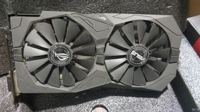 Лот: 18261079. Фото: 1. Видеокарта asus radeon ROG-RX570-4G-gaming. Видеокарты