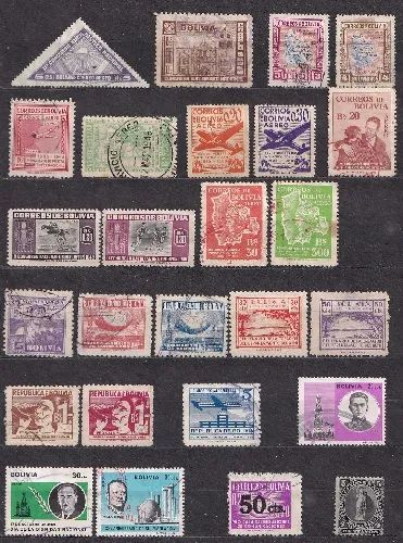 Лот: 25855791. Фото: 1. Боливия 1939-71 ВОВ_003. Марки