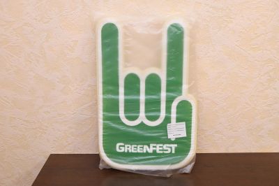 Лот: 18317693. Фото: 1. Большая рука Greenfest Tuborg. Сувенирные мелочи