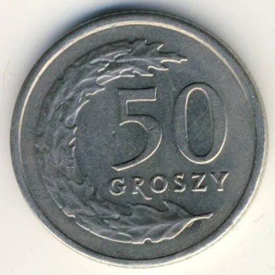 Лот: 8869317. Фото: 1. 50 грошей 1992 года. Польша. Европа