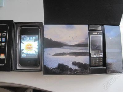 Лот: 309247. Фото: 1. Sony Ericsson k790 + Iphone (китайский... Кнопочные мобильные телефоны