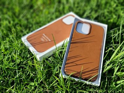 Лот: 17758853. Фото: 1. Чехол кожаный Apple iPhone 12... Чехлы, бамперы