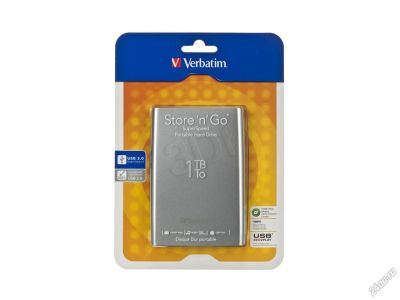 Лот: 5589744. Фото: 1. Внешний жесткий диск Verbatim... Внешние жесткие диски