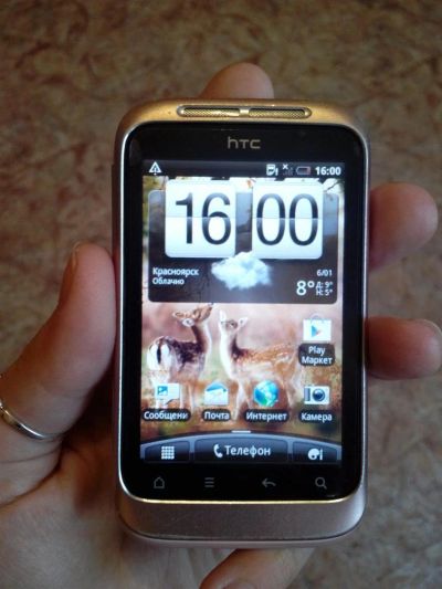 Лот: 3189119. Фото: 1. HTC wildfire s б/у. покупатель... Смартфоны