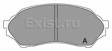 Лот: 7195471. Фото: 1. Колодки тормозные передние Siffert... Тормозная система