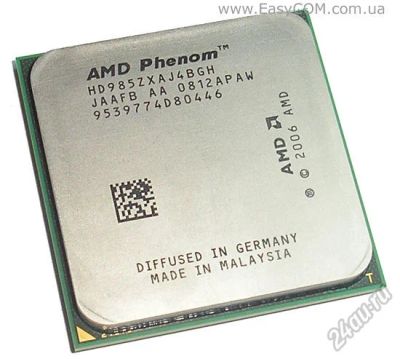 Лот: 5811826. Фото: 1. Процессор AMD Phenom X4 9550. Процессоры