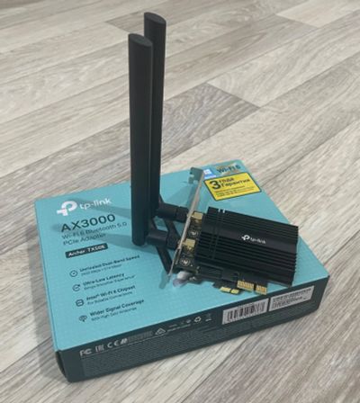 Лот: 18892581. Фото: 1. Сетевой адаптер WiFi 6 + Bluetooth... WiFi, Bluetooth адаптеры