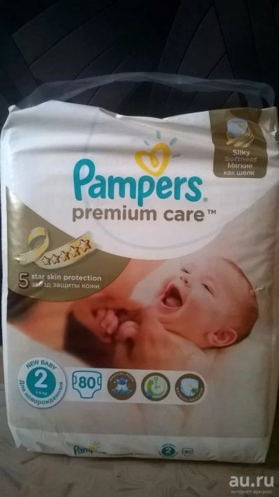 Лот: 8558307. Фото: 1. Подгузники Pampers от 3 до 6 кг. Детская гигиена
