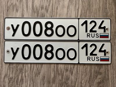 Лот: 20602839. Фото: 1. Продам гос.номер У 008 ОО 124. Госномера