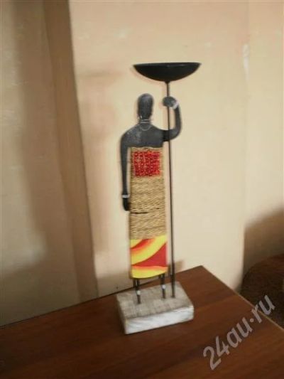 Лот: 246483. Фото: 1. Статуэтка подсвечник. Аксессуары