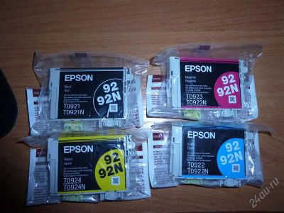 Лот: 962335. Фото: 1. Комплект картриджей Epson T092. Картриджи, расходные материалы