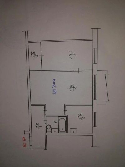 Лот: 9193621. Фото: 1. Двухкомнатная квартира район ГорДК. Квартиры, студии