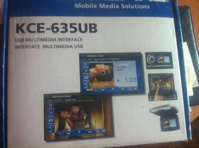 Лот: 10962042. Фото: 1. Alpine KCE-635UB + Alpine PKG-1000P. Мониторы, DVD
