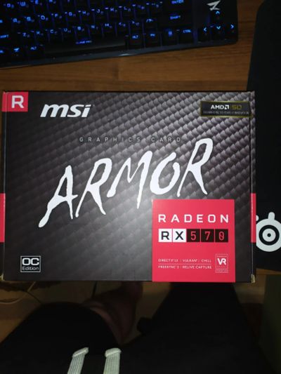 Лот: 17011817. Фото: 1. Видеокарта MSI AMD Radeon rx570... Видеокарты