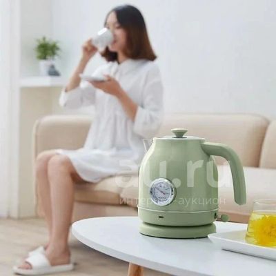 Лот: 18684521. Фото: 1. Электрочайник Xiaomi Qcooker Kettle... Чайники, кофемашины, кулеры