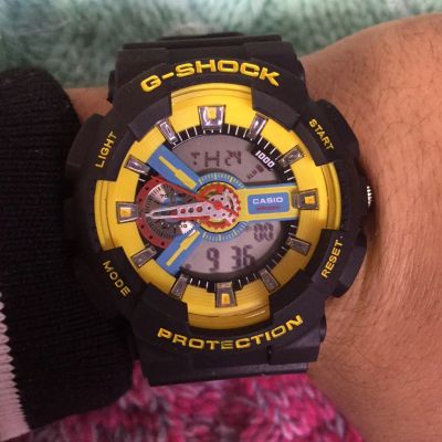 Лот: 6100581. Фото: 1. Часы G-shock черные с желтым Casio. Другие наручные часы