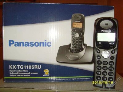 Лот: 2386124. Фото: 1. телефон panasonic kx-tg1105ru. DECT и радиотелефоны