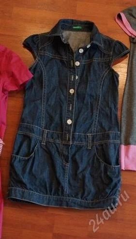 Лот: 2273339. Фото: 1. джинсовая туника. Платья, сарафаны