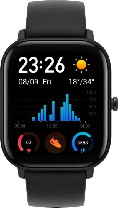 Лот: 16807206. Фото: 1. Смарт-часы Amazfit GTS Obsidian... Смарт-часы, фитнес-браслеты, аксессуары