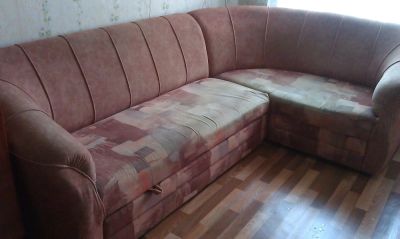 Лот: 5538993. Фото: 1. диван угловой б/у. Диваны