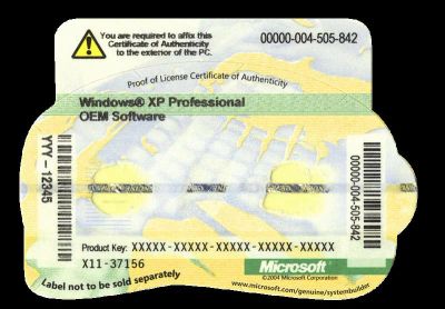 Лот: 5072977. Фото: 1. Лицензионная наклейка Windows... Системные
