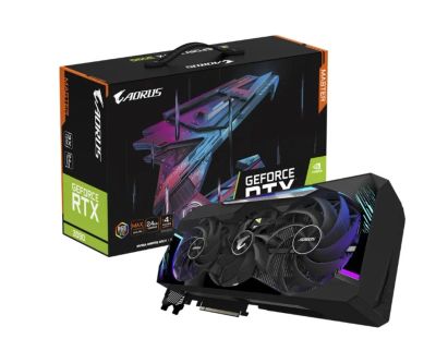 Лот: 17206527. Фото: 1. RTX 3090 Gigabyte Aorus Master. Видеокарты