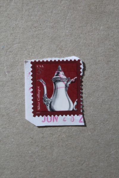 Лот: 25800676. Фото: 1. Марки с конвертов. США. С рубля... Марки