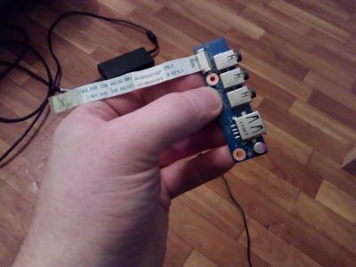 Лот: 9187662. Фото: 1. Плата USB + аудио для ноутбука... Платы расширения, контроллеры, доп. порты