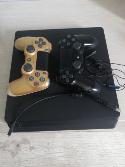 Лот: 20329666. Фото: 1. Sony PlayStation 4 Slim. Игровые приставки, консоли