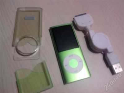 Лот: 252890. Фото: 1. IPOD nano 4 GB. Плееры