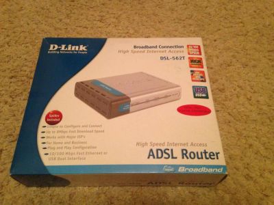 Лот: 4736116. Фото: 1. ADSL роутер D-Link DSL-562T. Проводные модемы