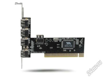 Лот: 5728329. Фото: 1. USB-контроллер VIA6212l 5 портов. Платы расширения, контроллеры, доп. порты