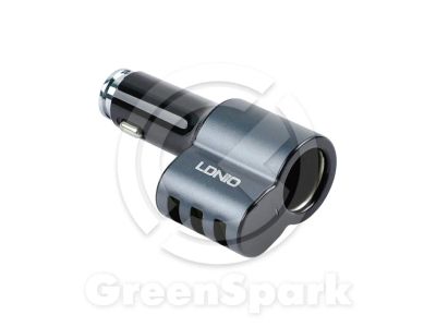 Лот: 13960475. Фото: 1. АЗУ LDNIO CM11 (5.1A) (3xUSB... Зарядные устройства, блоки питания, адаптеры сетевые для смартфонов