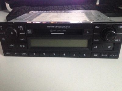 Лот: 6513644. Фото: 1. Магнитола Штатная MiniDisc с Volkswagen... Автомагнитолы